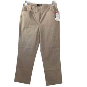 Cosma Womens Beige Comfort Line Chino Pants Size 4 Made In Bulgaria